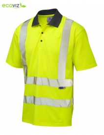 Leo Rockham P02-Y Coolviz Polo Shirt Yellow